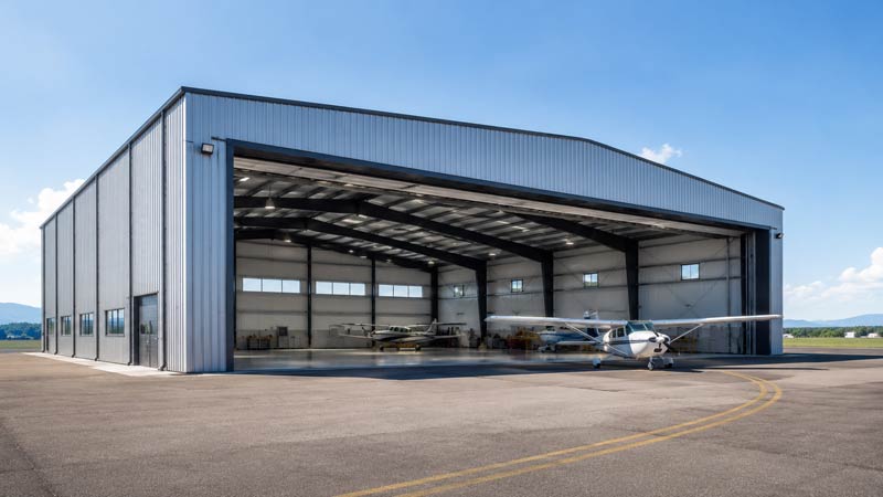 Steel Aircraft Hangars
